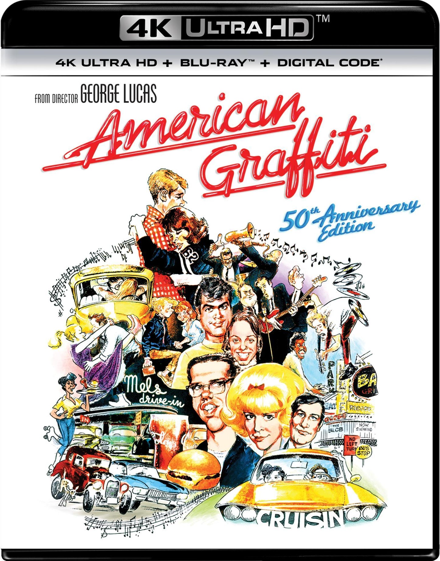 American Graffiti 4K Ultra HD + Blu-ray with Slipcover (Universal U.S.)