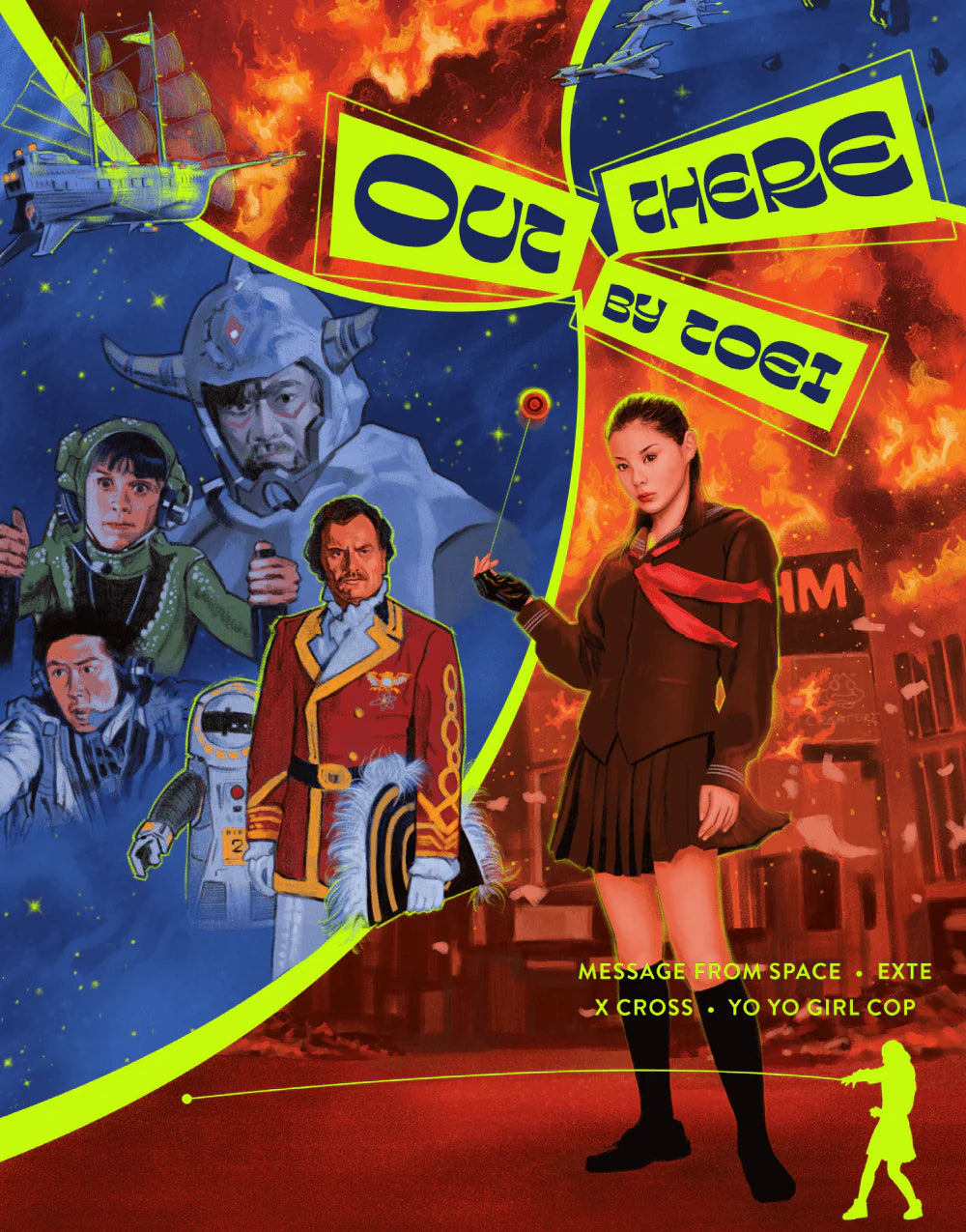 OUT THERE BY TOEI BOXSET (1978, 2006, 2007, 2007) Blu-ray Standard Edition (Umbrella Entertainment/Region Free)