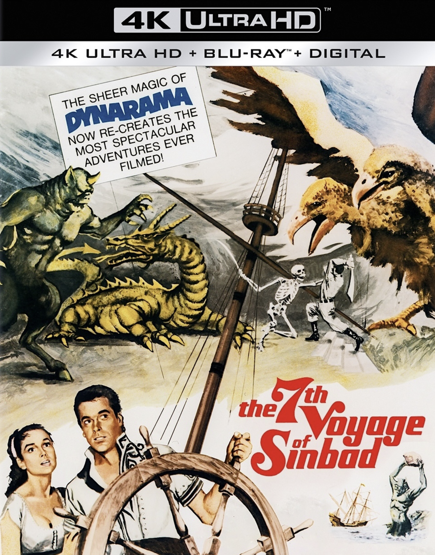 The 7th Voyage Of Sinbad 4K UHD+ Blu-ray with Slipcover (Sony U.S.)