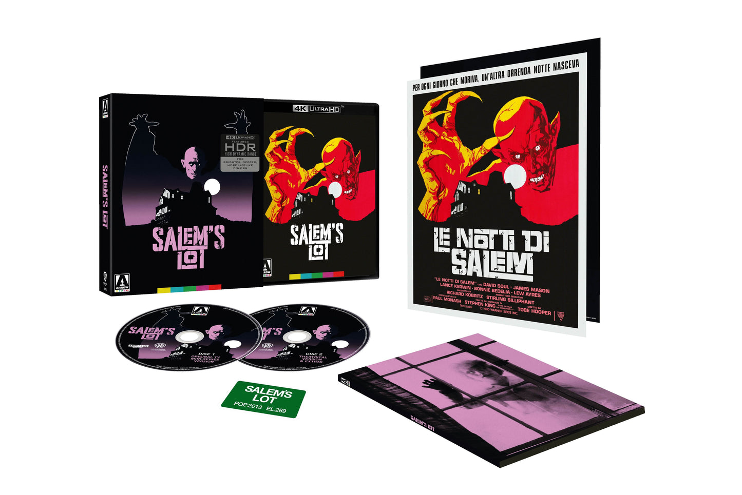 Salem's Lot 4K UHD Limited Edition with Slipcover (Arrow Video U.S.) LIMIT 1 PER CUSTOMER