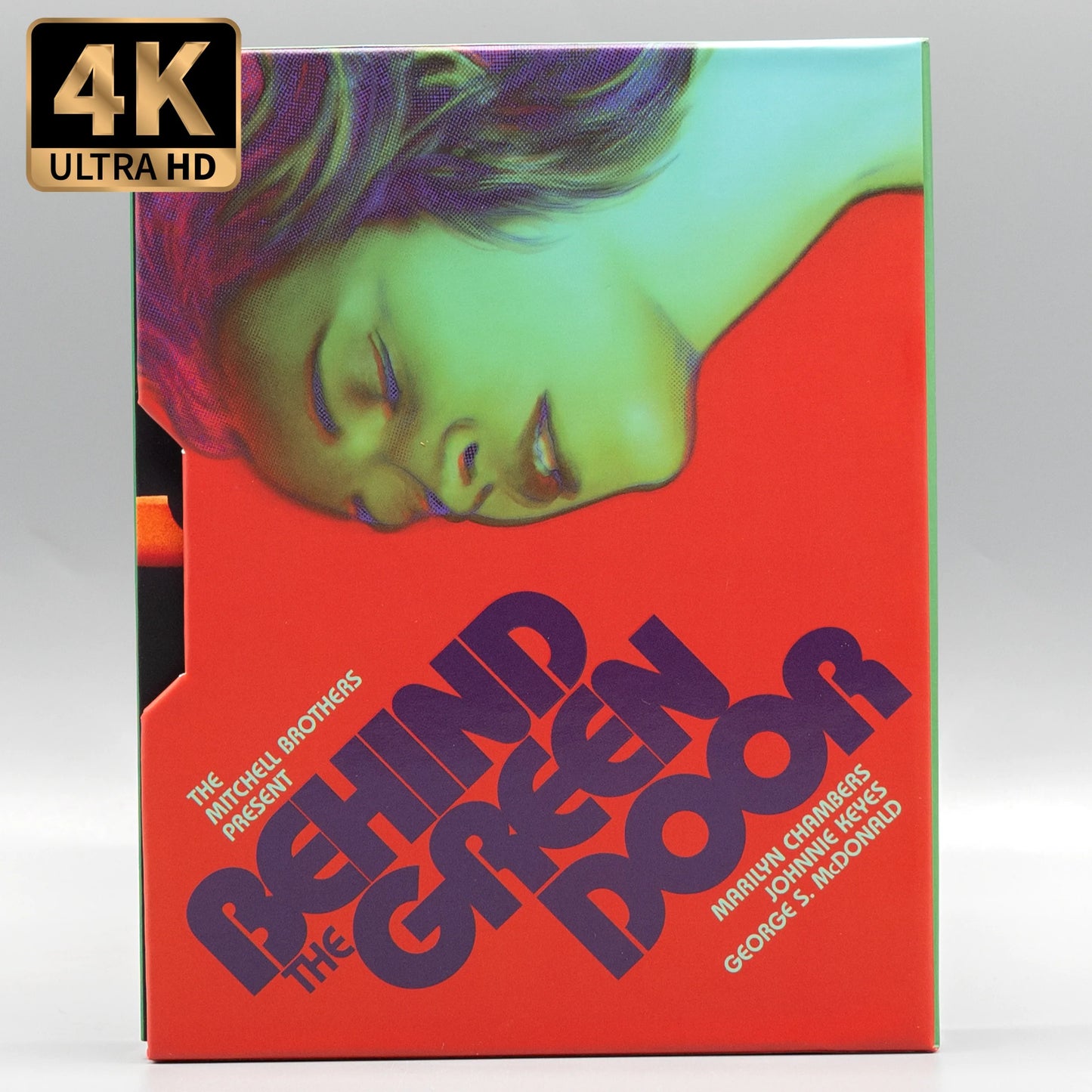 Behind the Green Door 4K UHD + Blu-ray+ CD with Limited Edition Slipcase + Slipcover Combo with Book (Mithcell Brothers Film Group) LIMIT 1 PER CUSTOMER