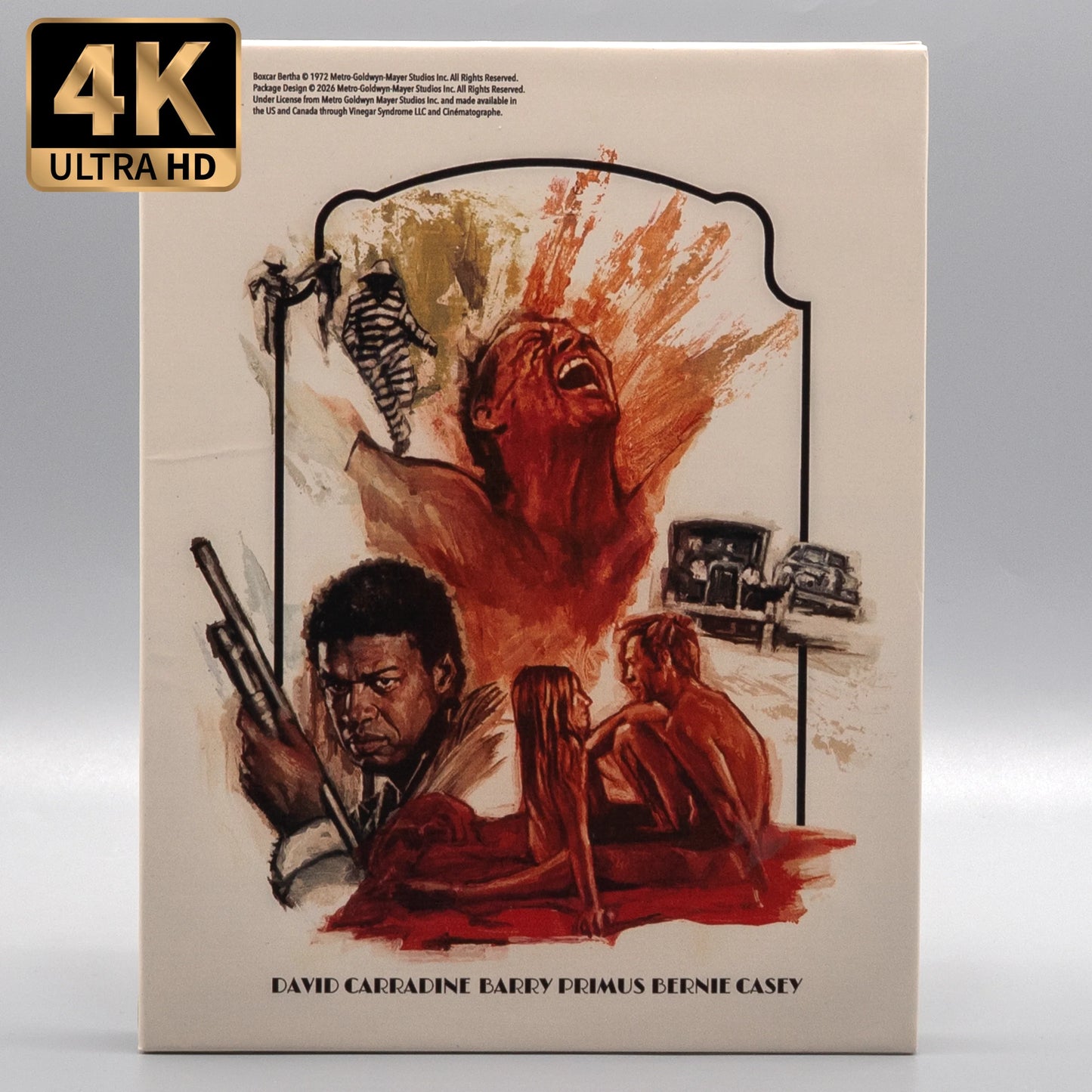 Boxcar Bertha 4K UHD + Blu-ray with Limited Edition J-card MediaBook Slipcase (Cinématographe)