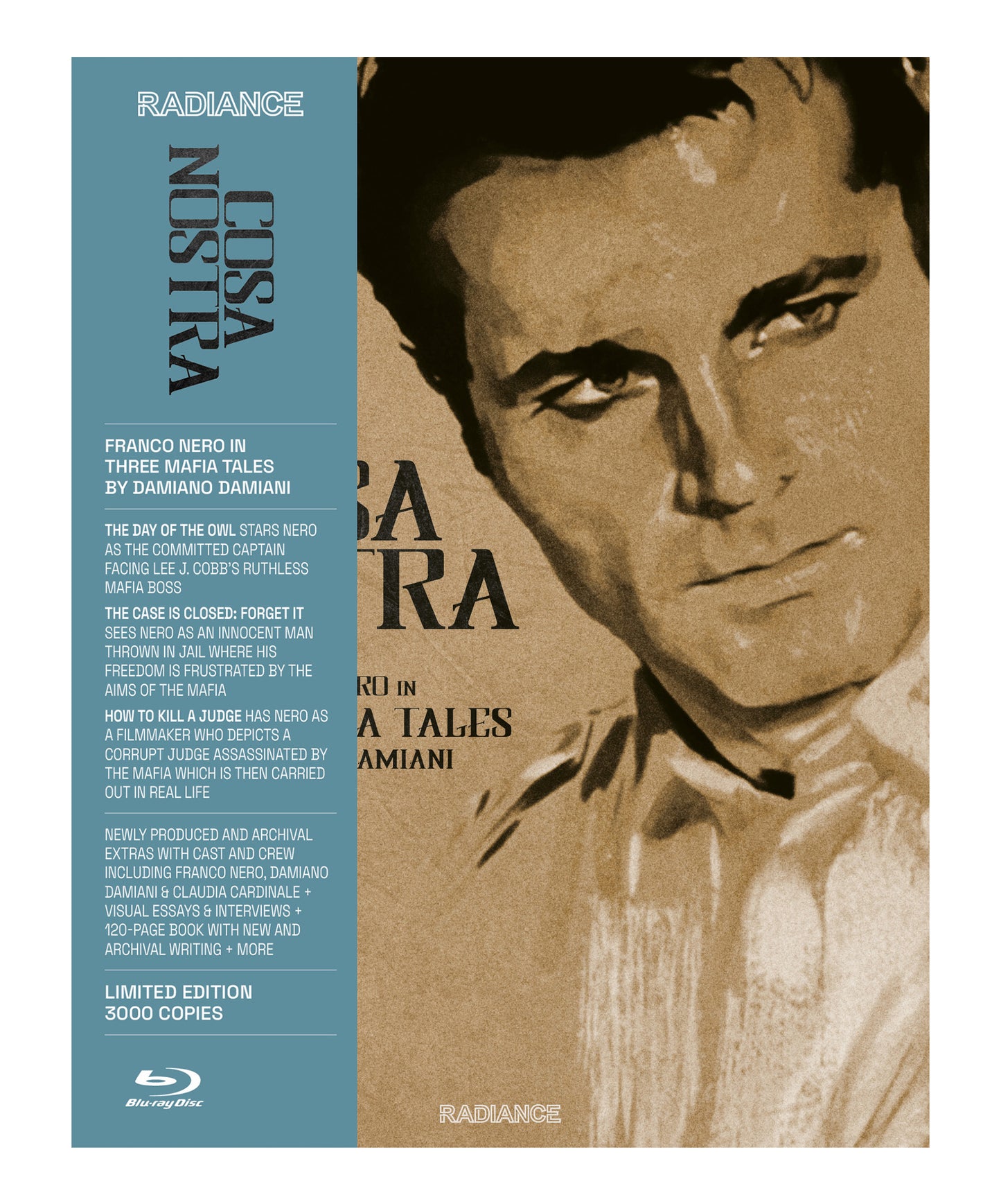 Cosa Nostra: Franco Nero In Three Mafia Tales Blu-ray (Radiance Films/U.S.)