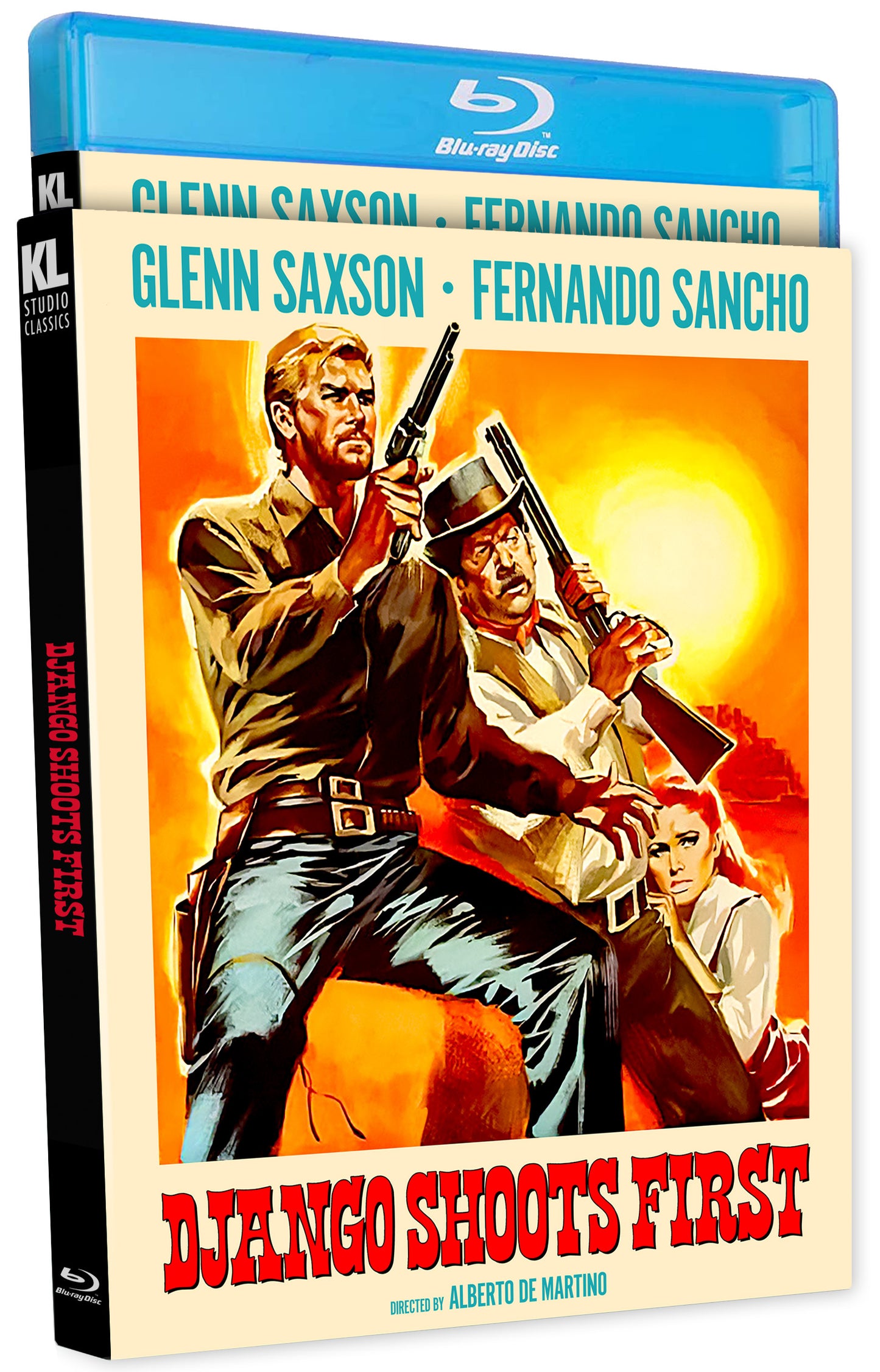 Django Shoots First Blu-ray with Slipcover (Kino Lorber)