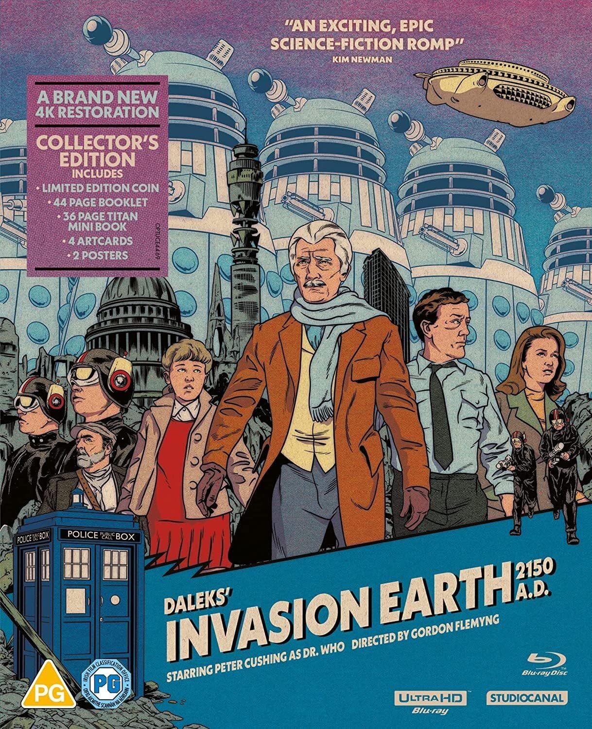 Daleks Invasion Earth 2150 Col. Ed. 4K UHD + Blu-ray (StudioCanal/Region Free)