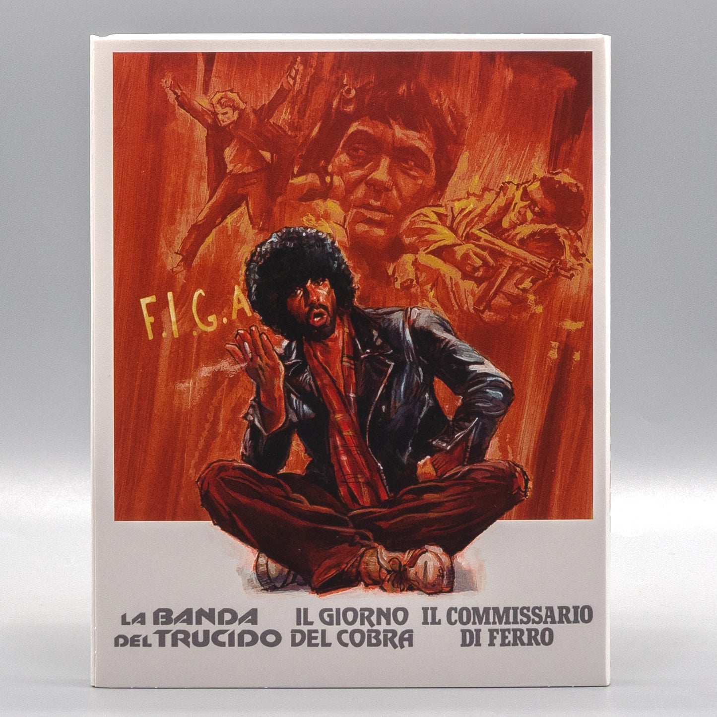 Eurocrime Rarities: Volume 1 (3-Disc) Blu-ray set with Slipcase + Slipcover Combo (Vinegar Syndrome)