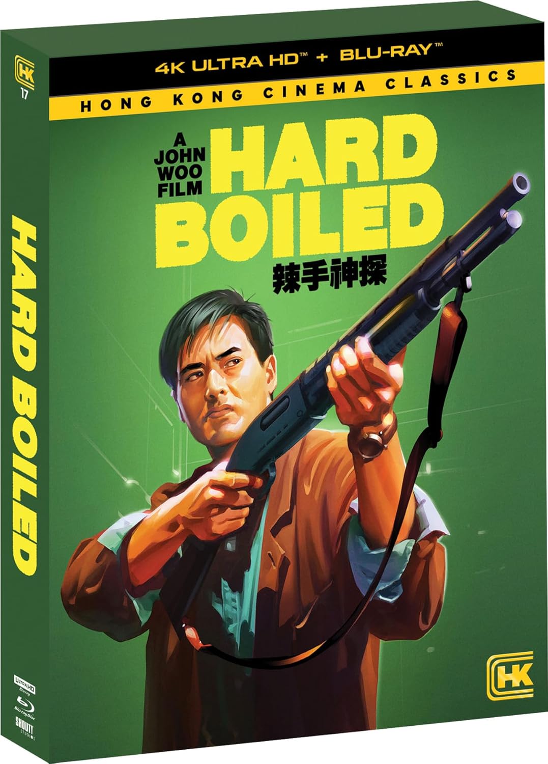 Hard-Boiled 4K UHD + Blu-ray (Shout Factory) LIMIT 1 PER CUSTOMER