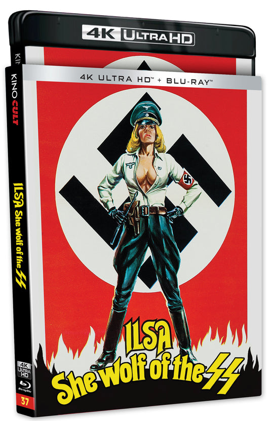 Ilsa, She wolf of the SS 4K UHD + Blu-ray with Slipcover (Kino Lorber)