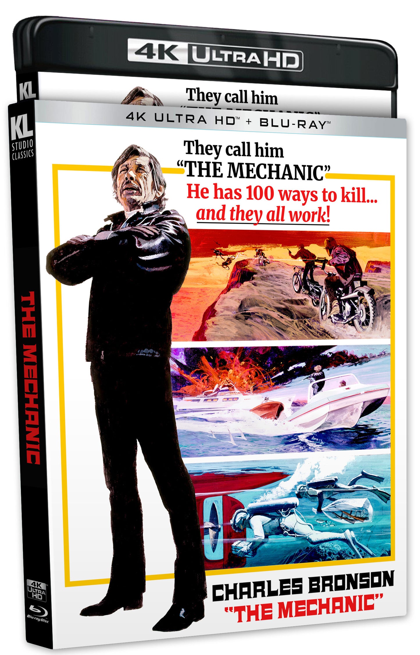 The Mechanic 4K UHD + Blu-ray with Slipcover (Kino Lorber)