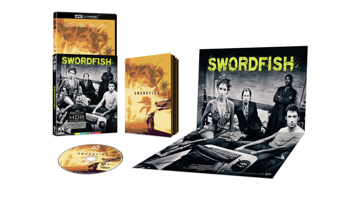 Swordfish 4K UHD Limited Edition with Slipcover (Arrow Video U.S.) LIMIT 1 PER CUSTOMER