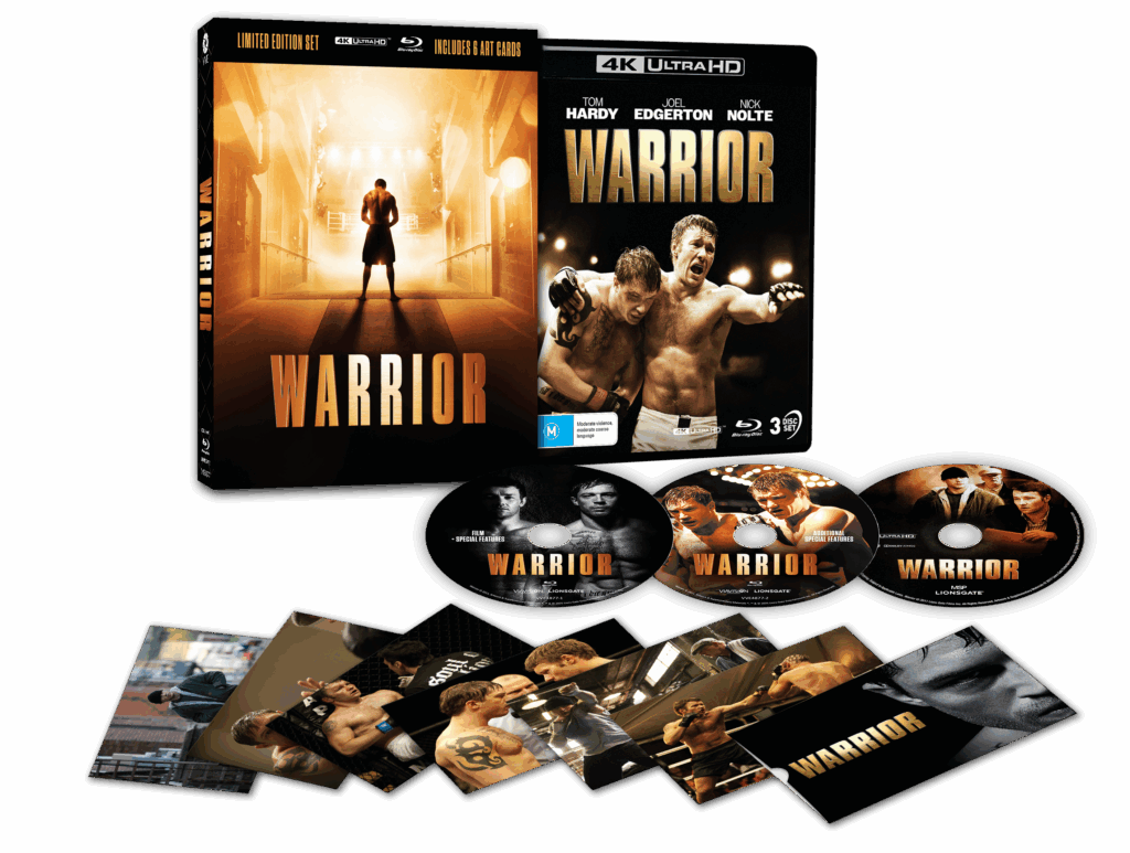 Warrior (2011) – 4K UHD + Blu-ray Limited Edition 3D Lenticular Hardcase + Art Cards (ViaVision/Region Free)
