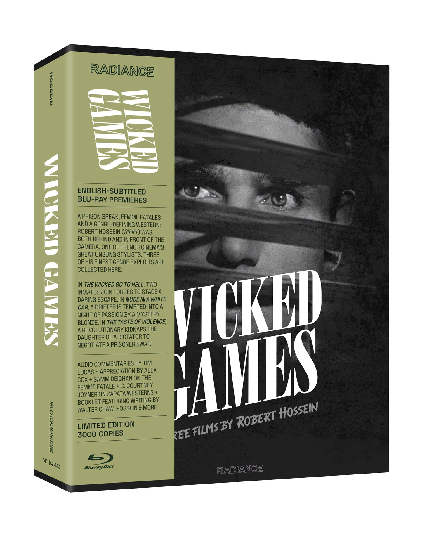 Wicked Games: Three Films by Robert Hossein Limited Edition Blu-ray Box (Radiance Films U.S.)