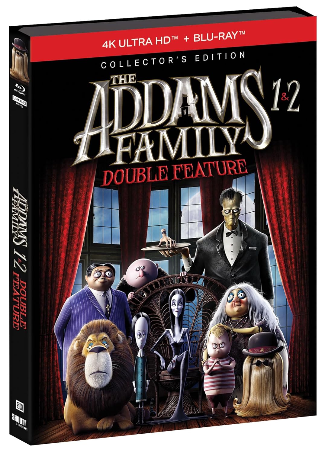 The Addams Family 1 & 2 (2019 / 2021) 4K UHD + Blu-ray Collector's Edition with Slipcover (Scream Factory)
