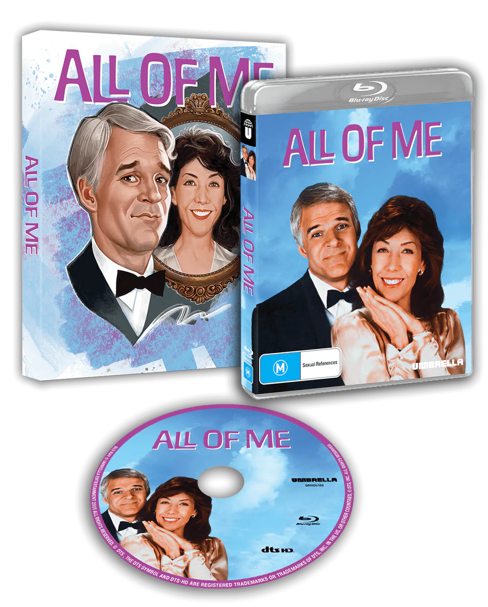 All Of Me (1984) Blu-ray with Slipcover (Umbrella Entertainment/Region Free)