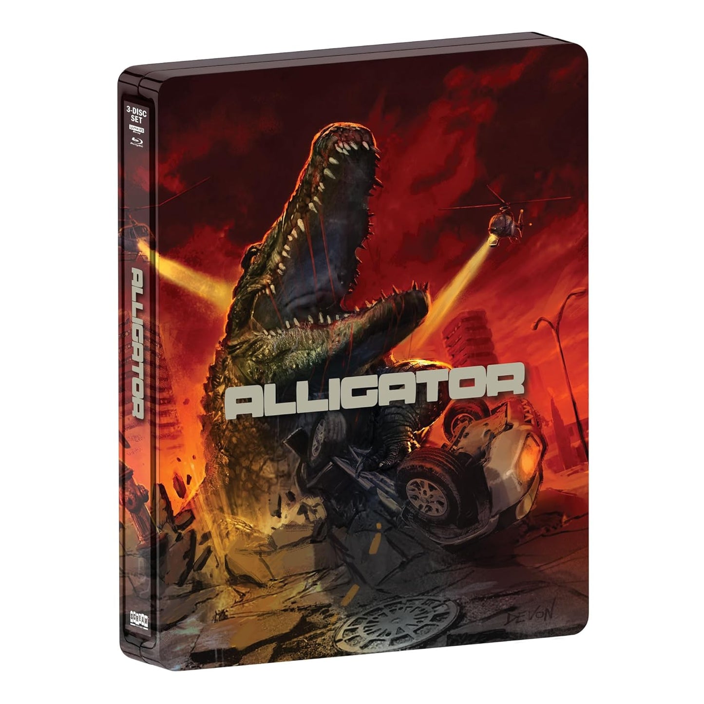 Alligator 4K UHD + Blu-ray SteelBook (Scream Factory)