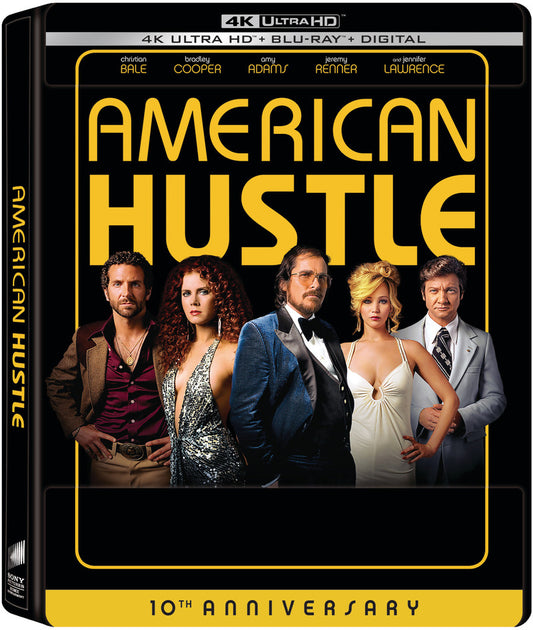 American Hustle 10th Anniversary 4K UHD + Blu-ray SteelBook (Sony U.S.)
