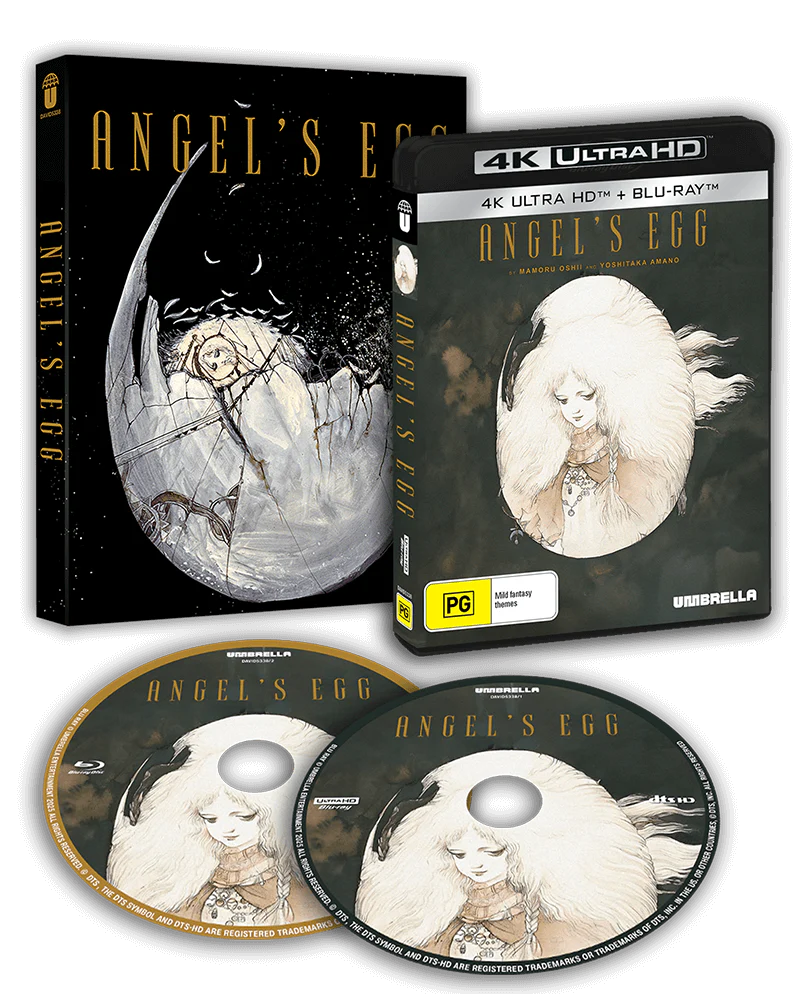 Angel's Egg (1985) 4K UHD + Blu-ray with Slipcover (Umbrella Entertainment/Region Free) LIMIT 1 PER CUSTOMER