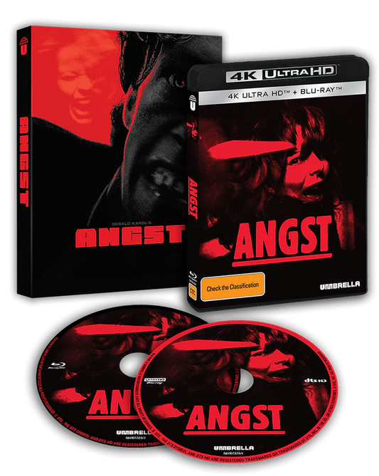 Angst (1983) 4K UHD + Blu-ray with Slipcover (Umbrella Entertainment/Region Free)