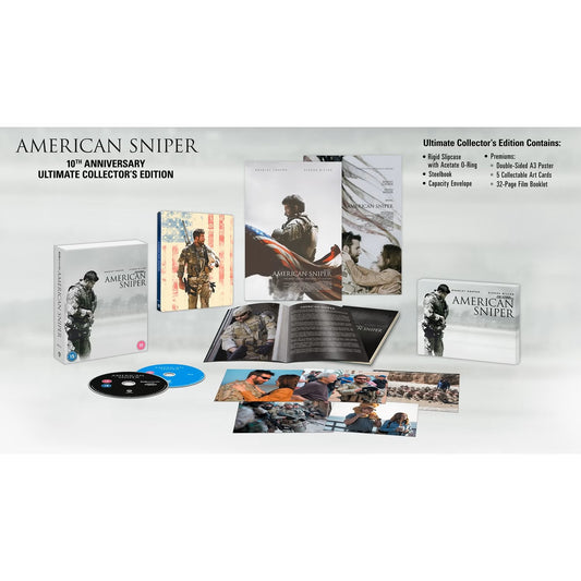 American Sniper 4K UHD + Blu-ray Ultimate Ed. SteelBook (Warner/Region Free)