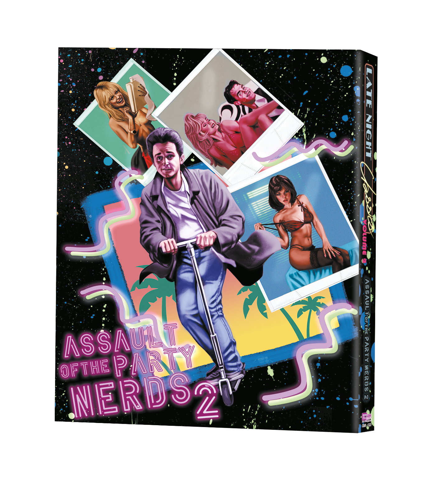 Late Night Classics Volume 2: Assault of the Party Nerds (1989) & Assault of the Party Nerds with 2: The Heavy Petting Detective (1995) 3 Disc Blu-ray/CD with Limited Edition Slipcover (Terror Vision)