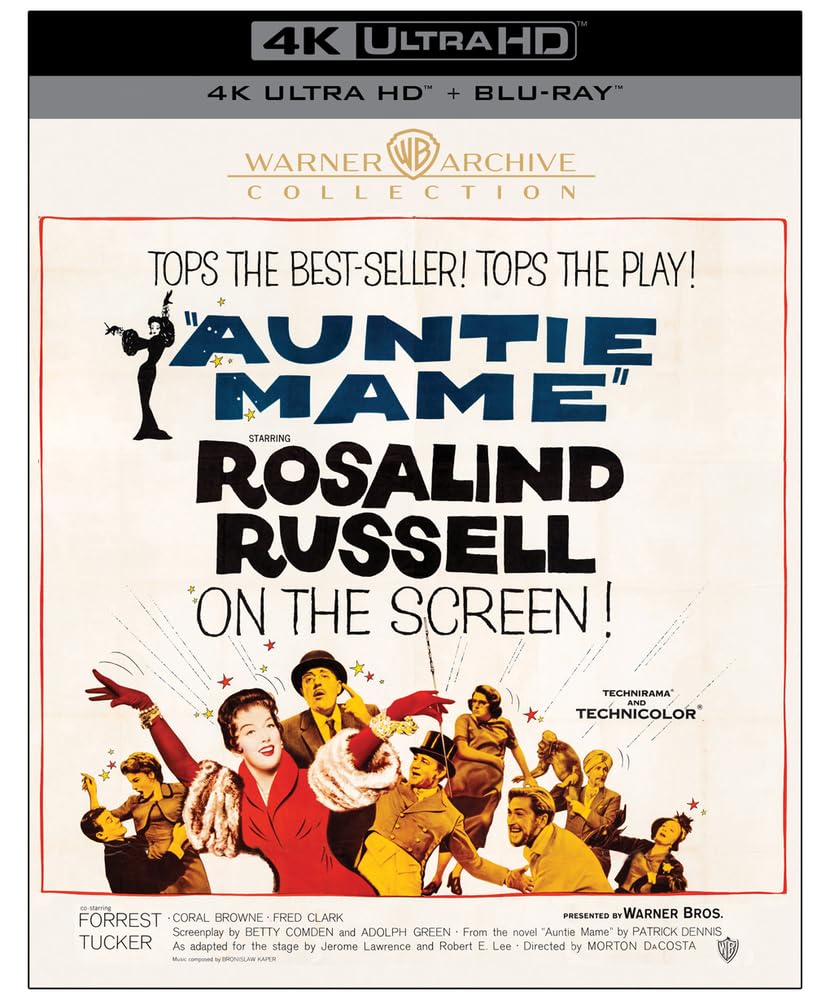Auntie Mame 4K UHD + Blu-ray with Slipcover (Warner Archive Collection U.S.)