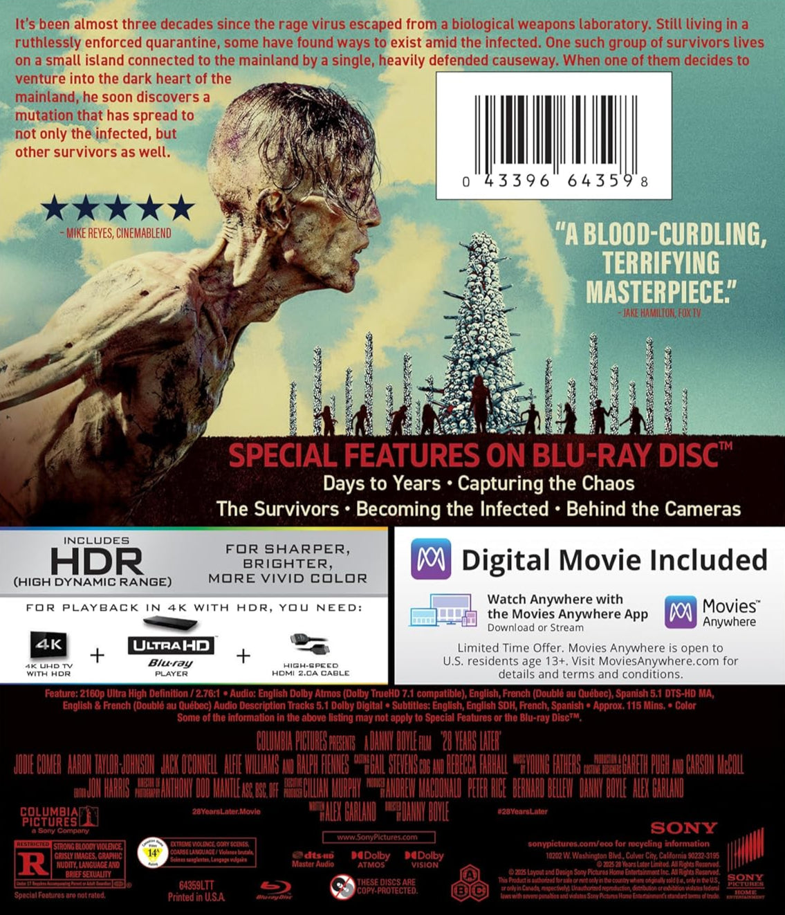 28 Years Later 4K UHD + Blu-ray with Slipcover (Sony U.S.)