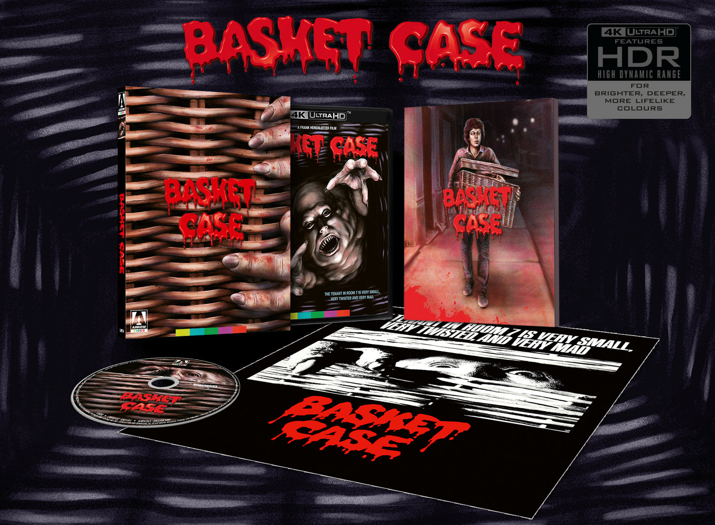 Basket Case 4K UHD Limited Edition with Slipover (Arrow U.S.)