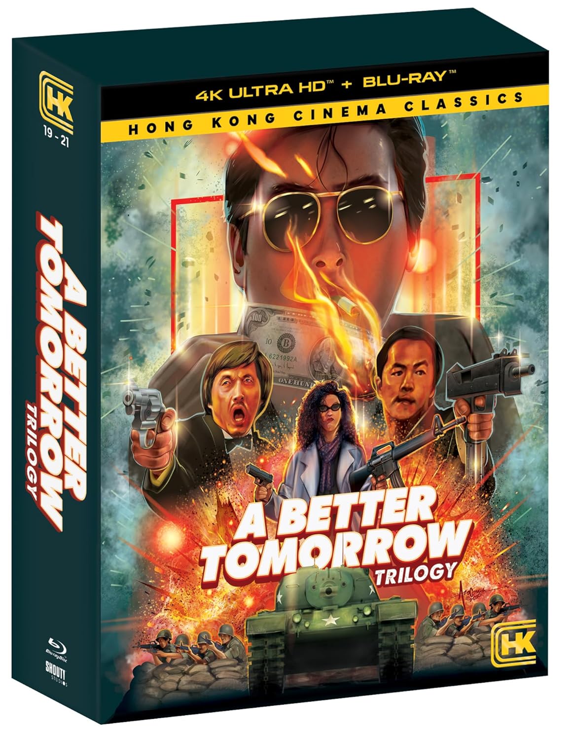A Better Tomorrow Trilogy 4K UHD + Blu-ray (Shout Factory)