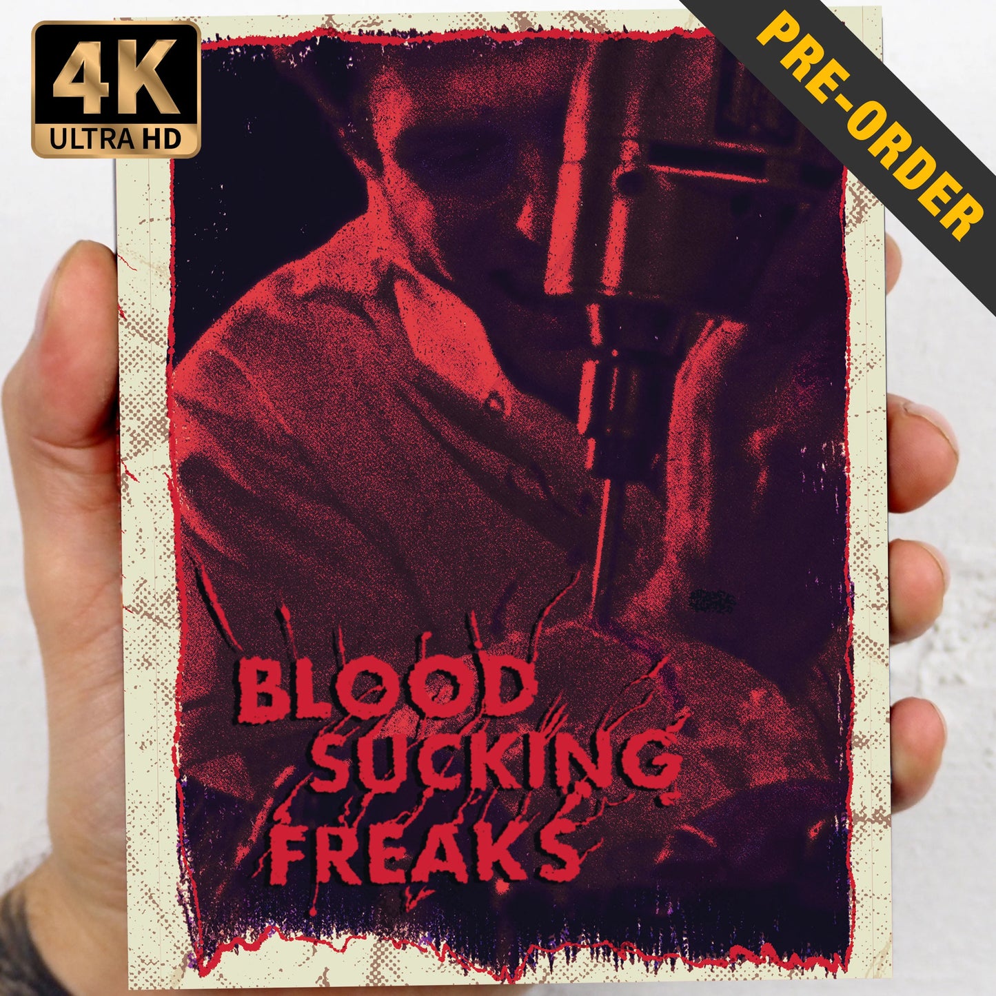 Blood Sucking Freaks 4K UHD + Blu-ray with Limited Edition Reversible Slipcover (Vinegar Syndrome)
