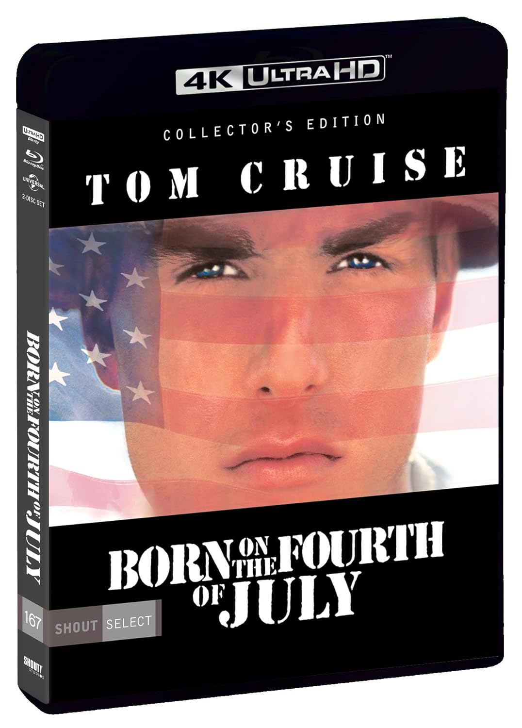 Born on The Fourth Of July 4K UHD + Blu-ray with Slipcover (Shout Factory)