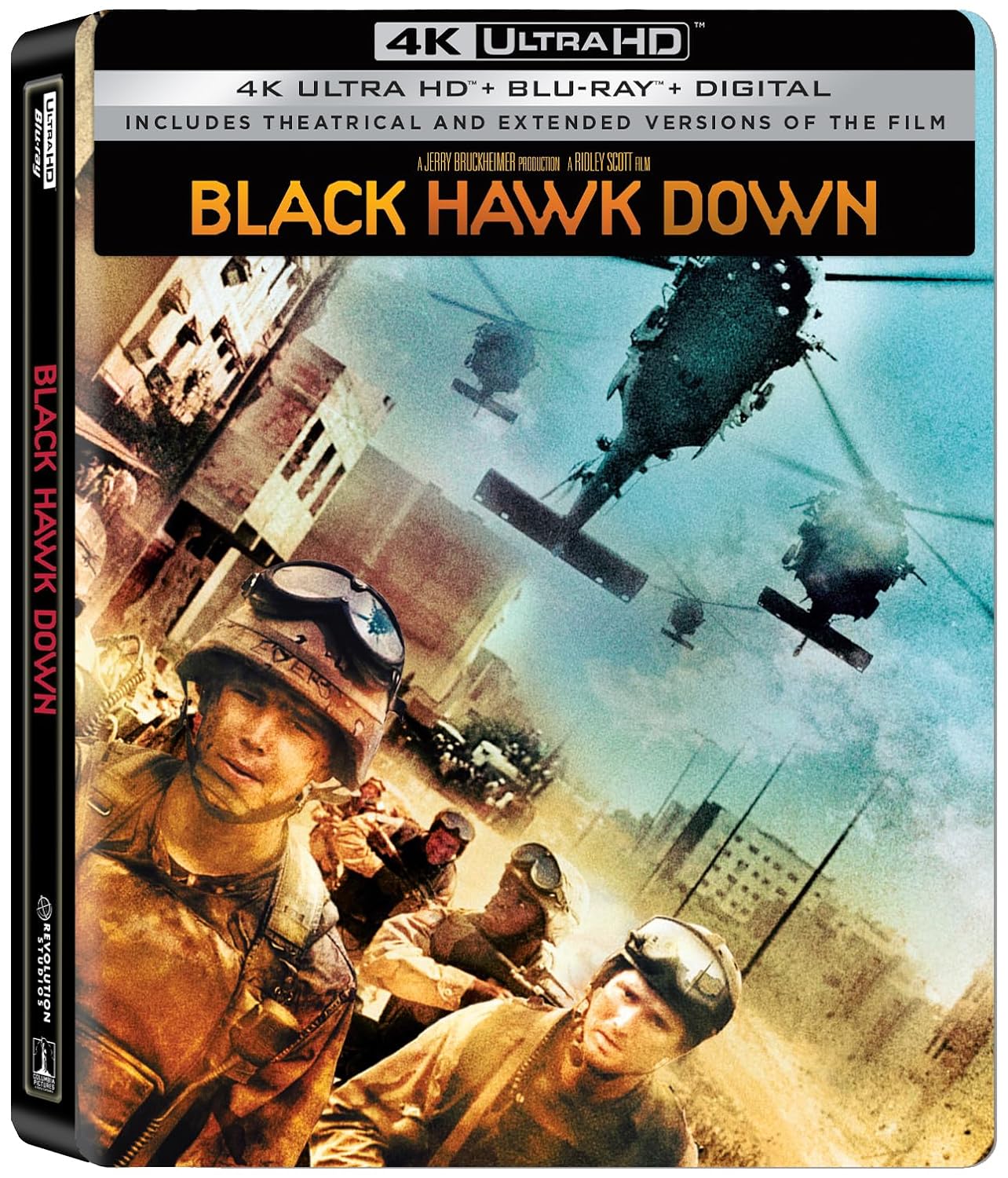 Black Hawk Down 4K UHD + Blu-ray SteelBook (Sony U.S.)