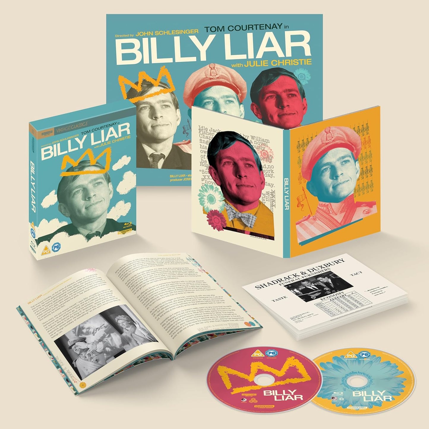 Billy Liar Limited Collectors Edition 4K Ultra HD + Blu-Ray (StudioCanal/Region Free/B)