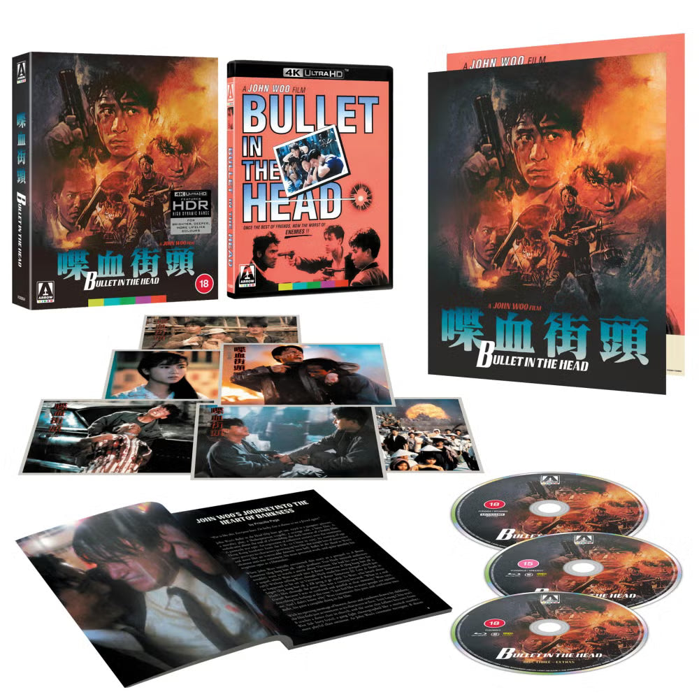 Bullet in the Head 4K UHD + Blu-ray Limited Edition (Arrow Video UK/Region Free/B) LIMIT 1 PER CUSTOMER