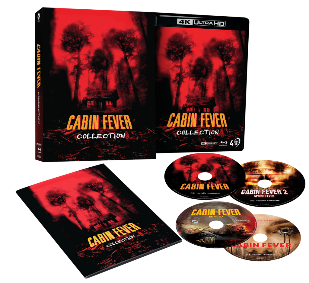 Cabin Fever Collection (2002 – 2016) – 4K UHD + Blu-ray Limited Edition 3D Lenticular Hardcase + Softcover Booklet (ViaVision/Region Free)