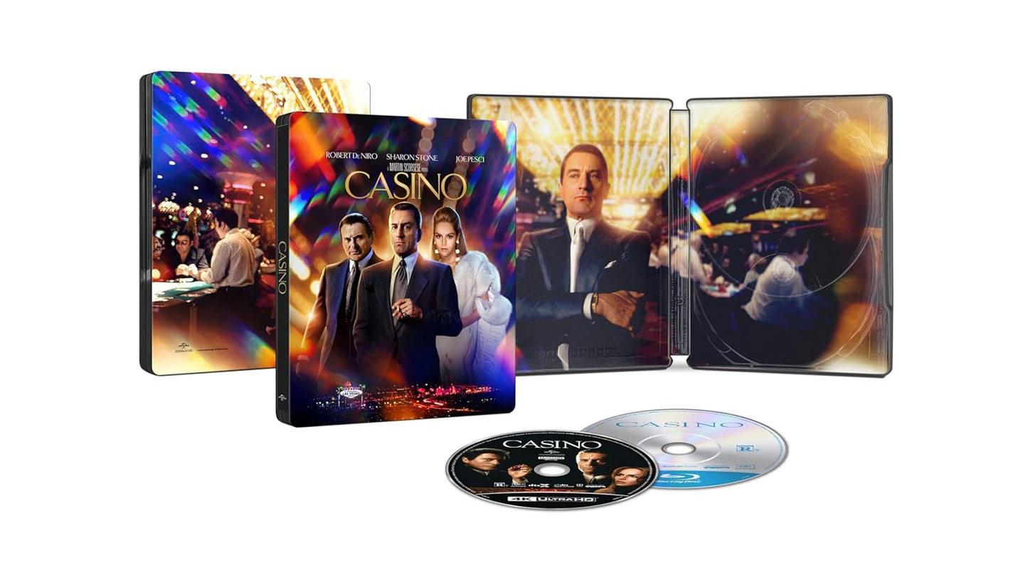 Casino 4K UHD +Blu-ray SteelBook (Universal U.S.)