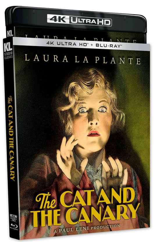 The Cat and the Canary 4K UHD + Blu-ray with Slipcover (Kino Lorber)