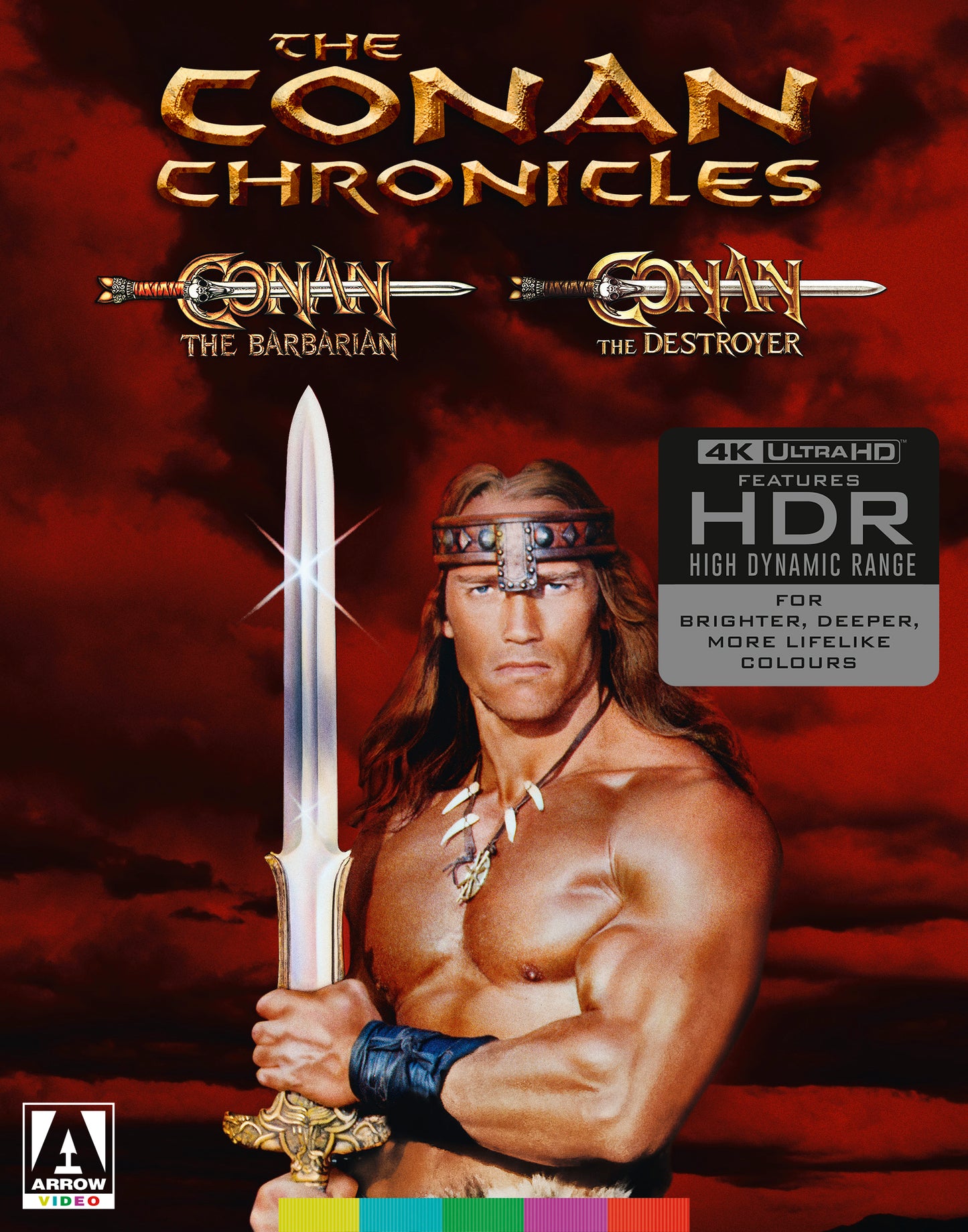 The Conan Chronicles: Conan the Barbarian & Conan the Destroyer 4K UHD Limited Edition with Slip (Arrow U.S.) [Preorder date change: see note)