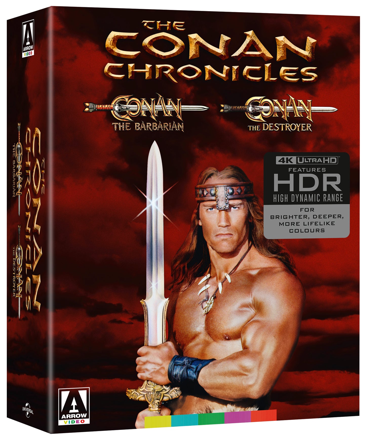 The Conan Chronicles: Conan the Barbarian & Conan the Destroyer 4K UHD Limited Edition with Slip (Arrow U.S.) [Preorder date change: see note)