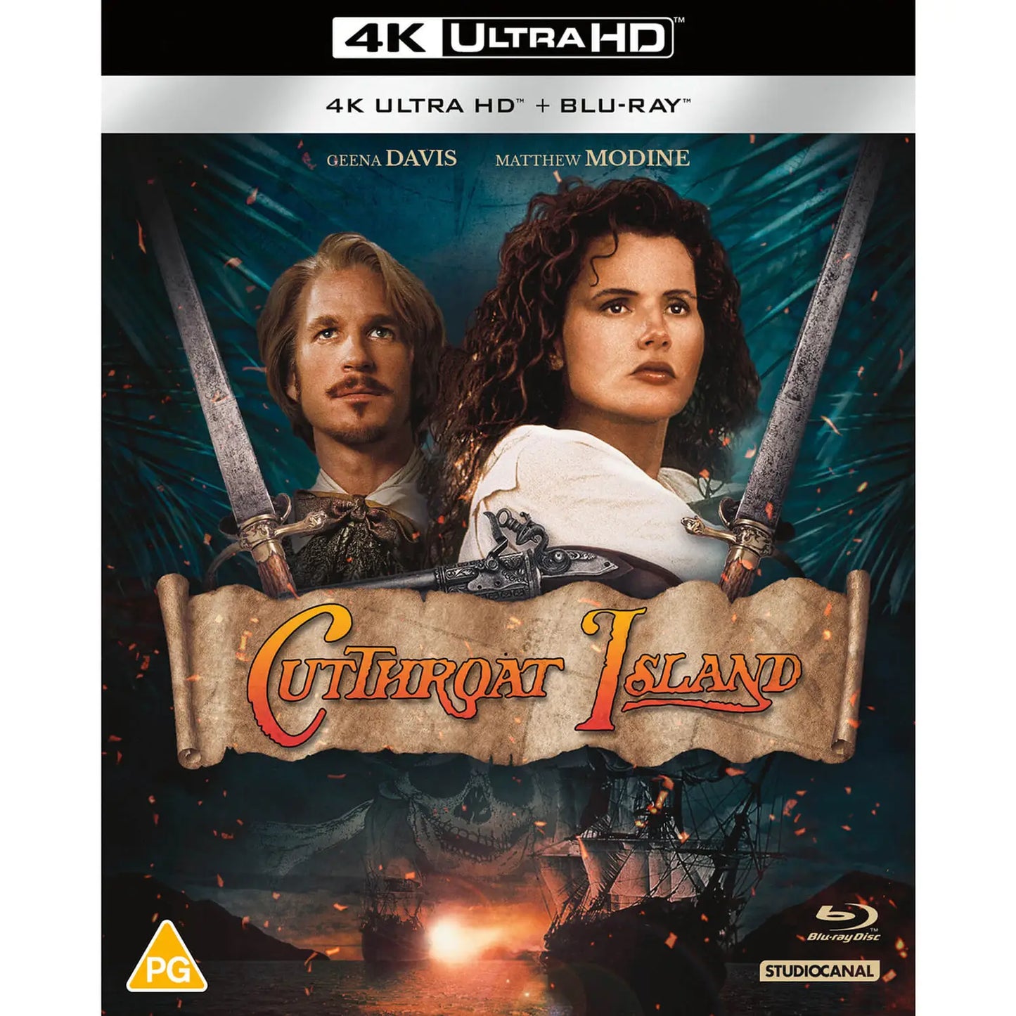 Cutthroat Island 4K UHD + Blu-ray with Slipcover (StudioCanal/Region Free/B)