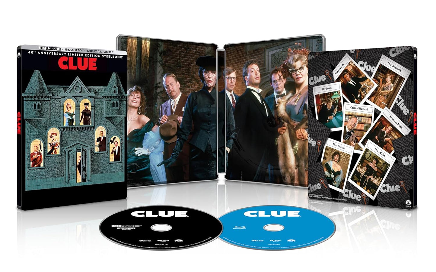 Clue 4K UHD + Blu-ray SteelBook (Paramount U.S.)