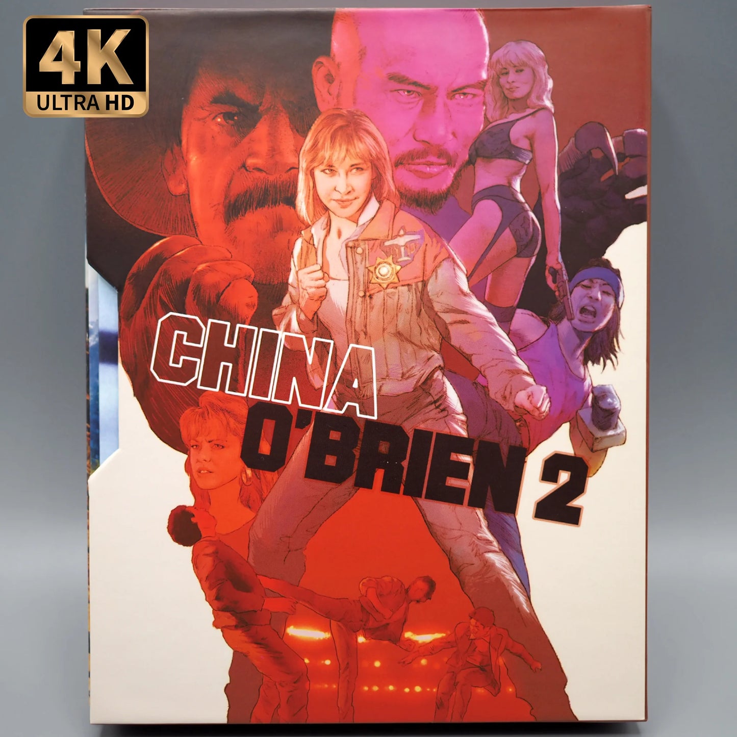 China O'Brien 1 & 2 4K UHD + Blu-ray with Limited Hard Slipcase + Slipcover (Vinegar Syndrome)