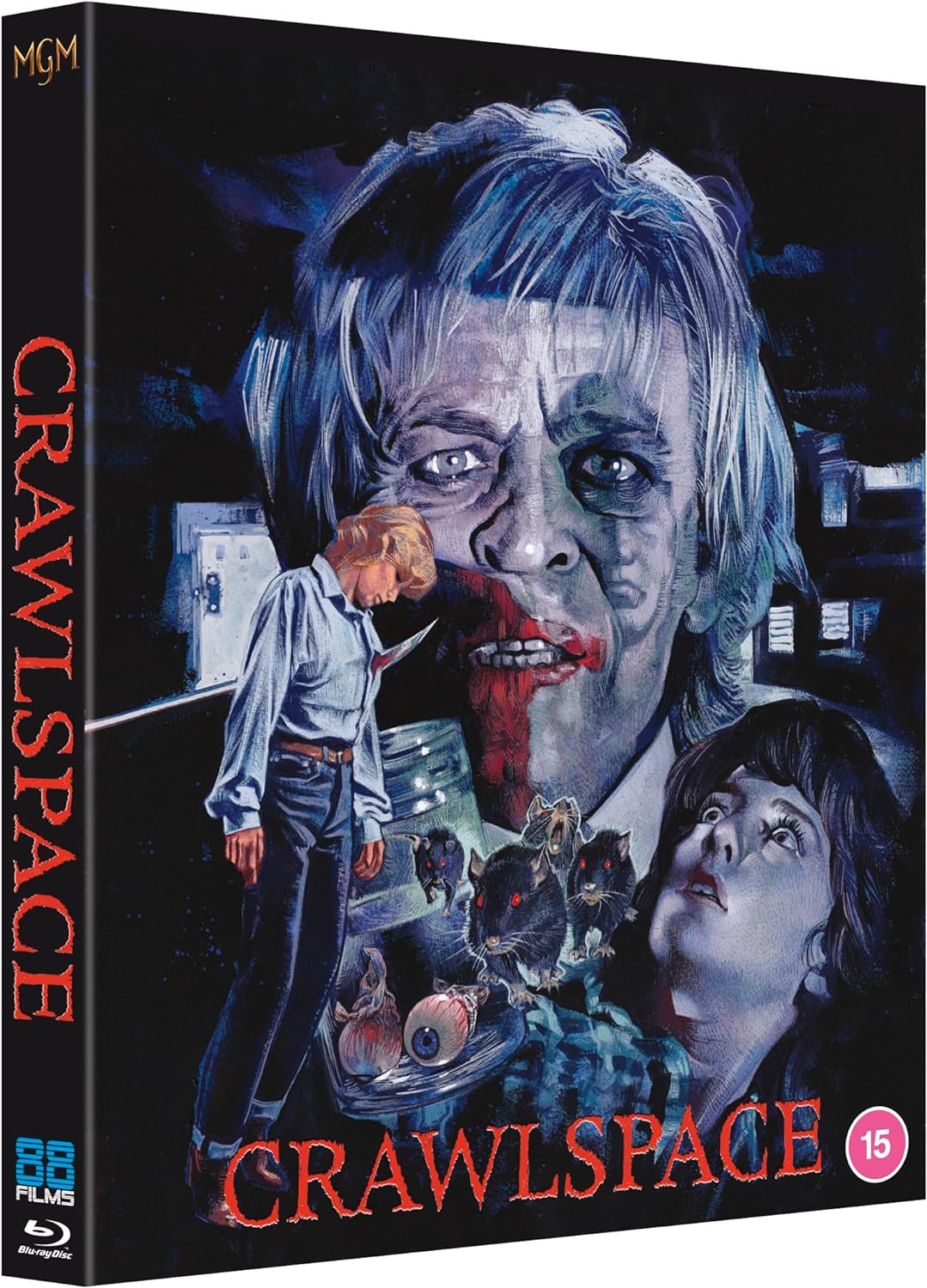 Crawlspace (1986) Blu-ray with Slipcover (88 Films/Region B)