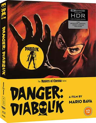 Danger - Diabolik Limited Edition 4K Ultra HD + Blu-ray Hardcase with Booklet (Eureka Entertainment/Region Free/B) LIMIT 1 PER CUSTOMER