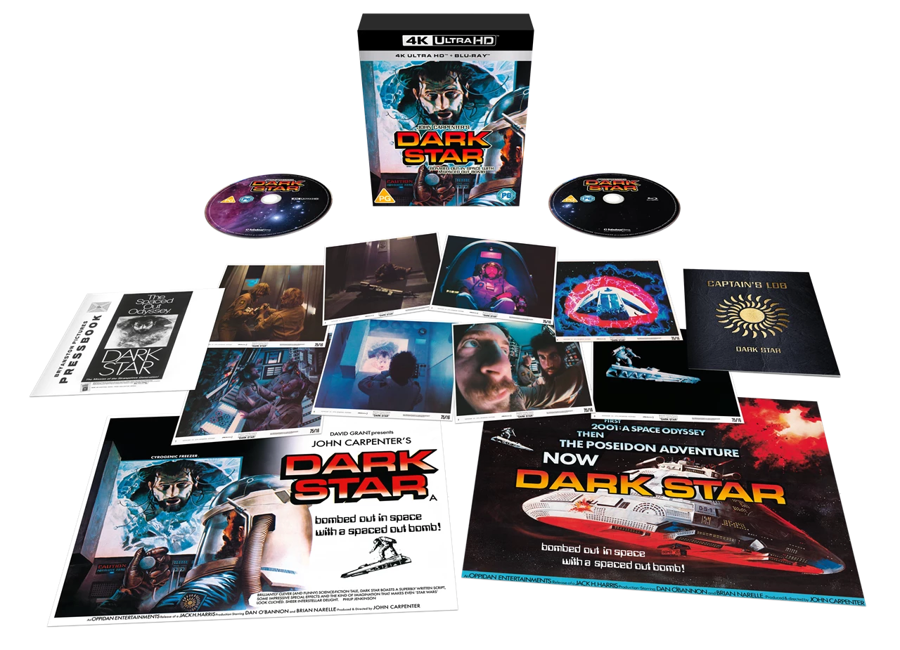 Dark Star 4K UHD + Blu-ray Collector's Edition with Slipcase + Booklet + Posters (Fabulous Films/Region Free/B)