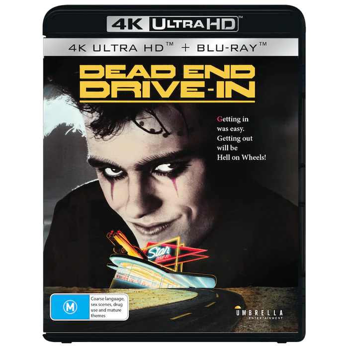 Dead End Drive-In (1986) 4K UHD + Blu-Ray with Slipcover (Umbrella/Region Free)