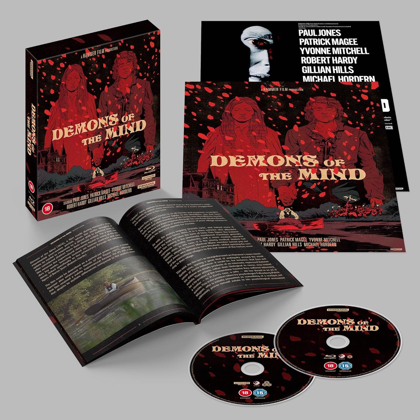Demons Of the Mind Limited Collector's Edition 4K Ultra HD + Blu-Ray (StudioCanal/Region Free/B)