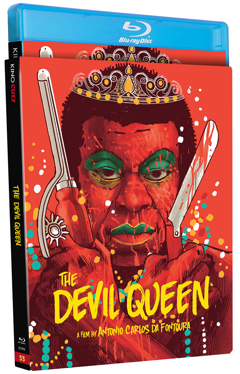 The Devil Queen Blu-ray with Slipcover (Kino Lorber)