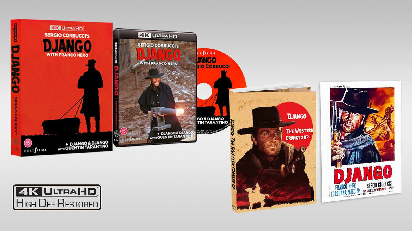 Django 4K UHD Limited Edition with Slipcase (Cult Epics/Region Free)