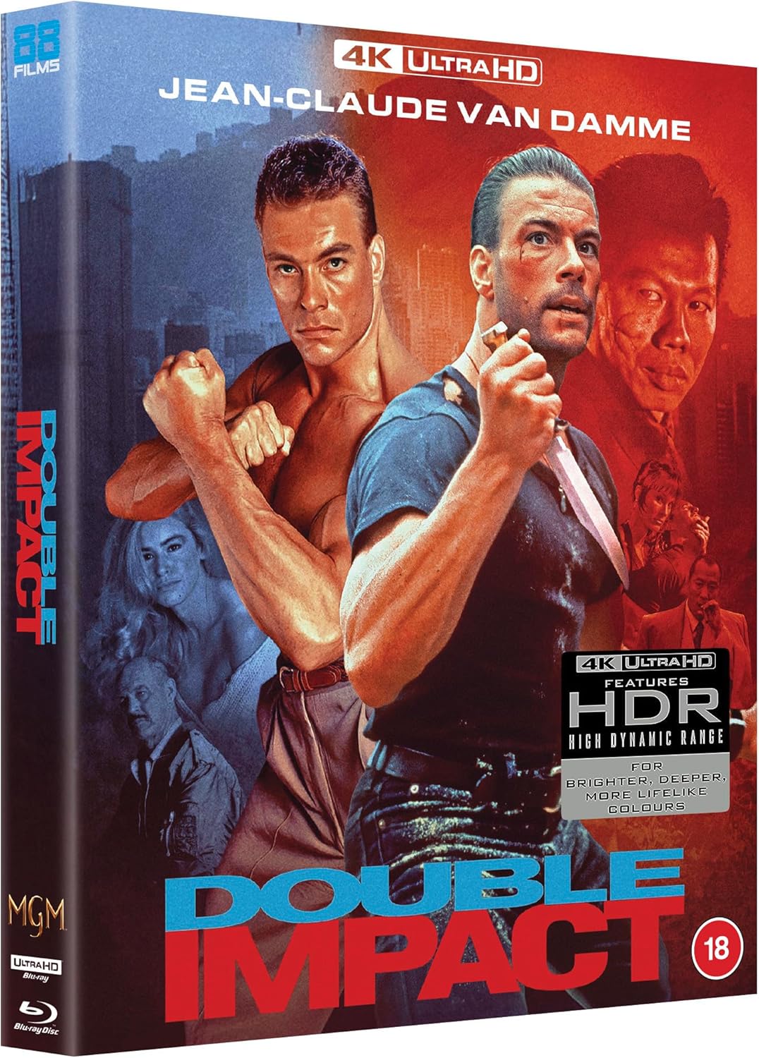 Double Impact 4K Ultra HD + Blu-Ray Limited Edition with Slipcase + Booklet (88 Films/Region Free/B) LIMIT 1 PER CUSTOMER