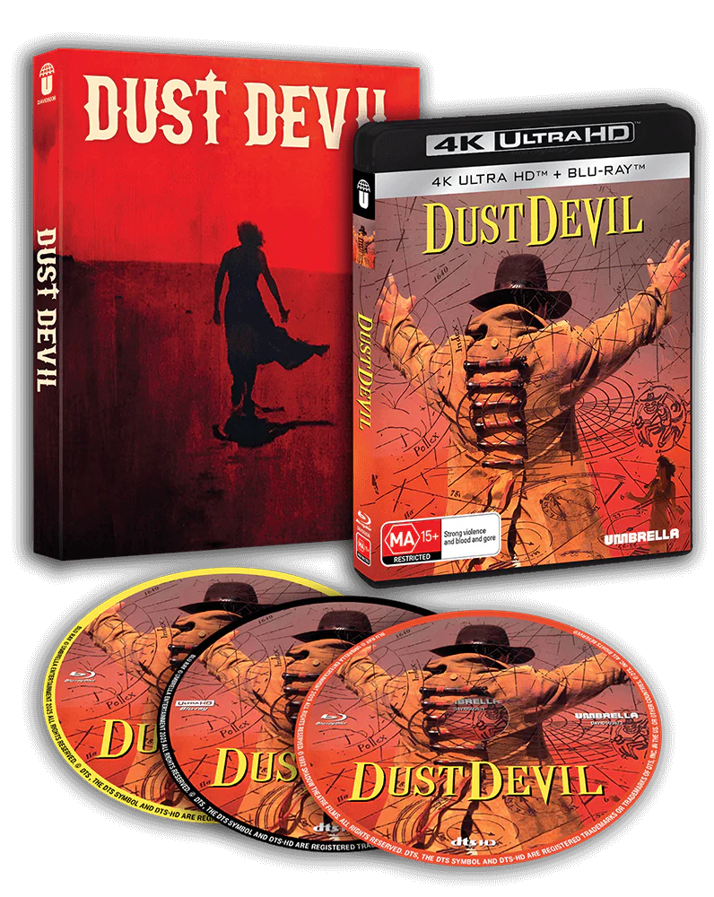 Dust Devil (1992) 4K UHD + Blu-ray with Slipcover (Umbrella Entertainment/Region Free) LIMIT 1 PER CUSTOMER